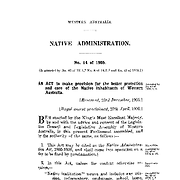 Native Administration Act 1936 (WA)
